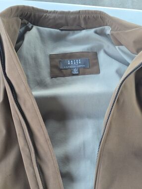 Liz Claiborne Crazy Horse Tan Lightweight Zip Jacket
